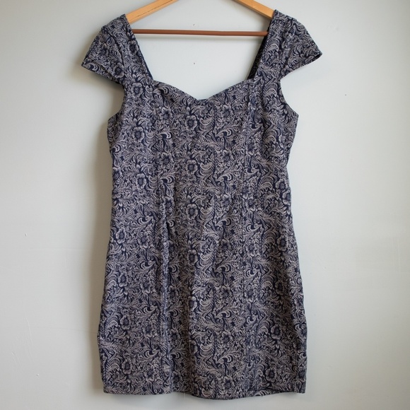Free People Dresses & Skirts - Intimately Free People blue & cream dress-L